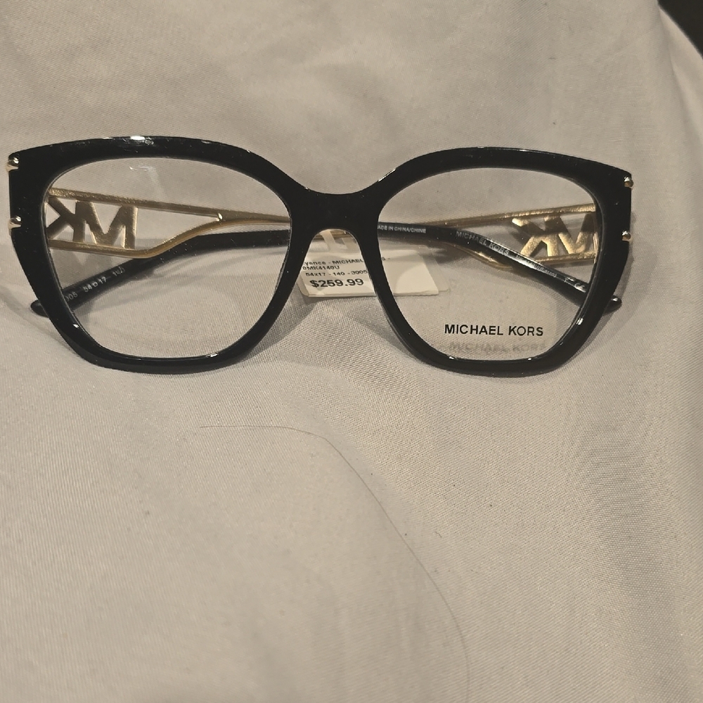 Michael Kors Black Cat-Eye Glasses